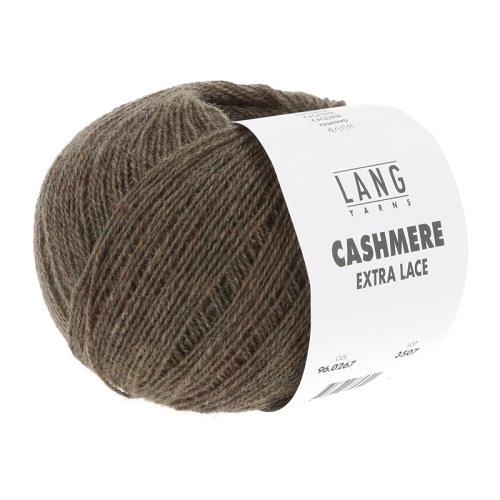 Cashmere Extra Lace fv. 267 Choco Melange